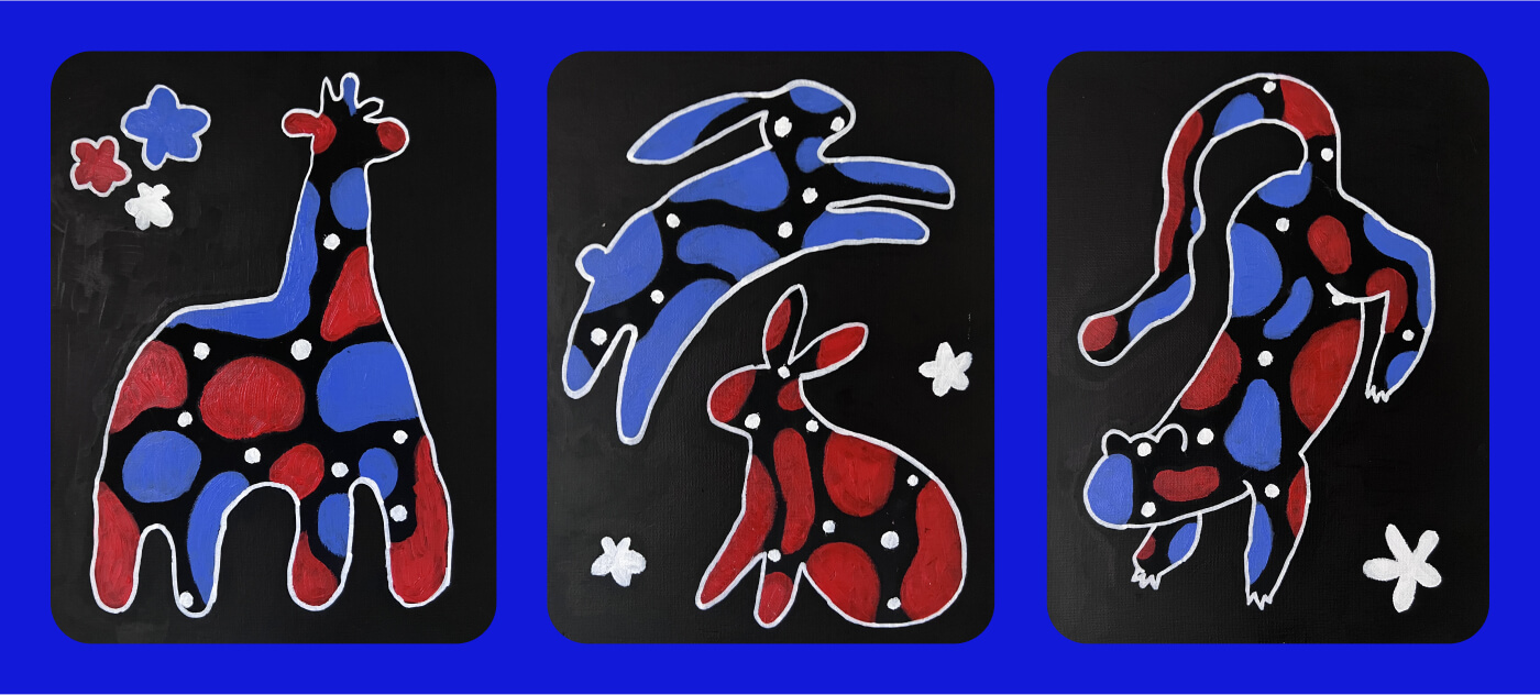 Spirit Animals painting