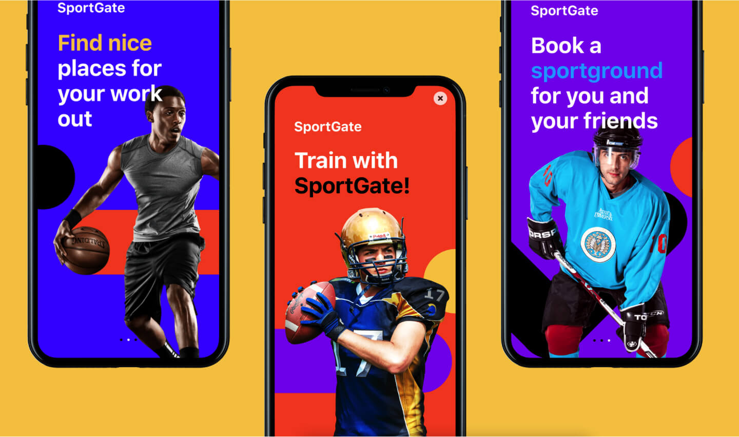 Onboarding screens